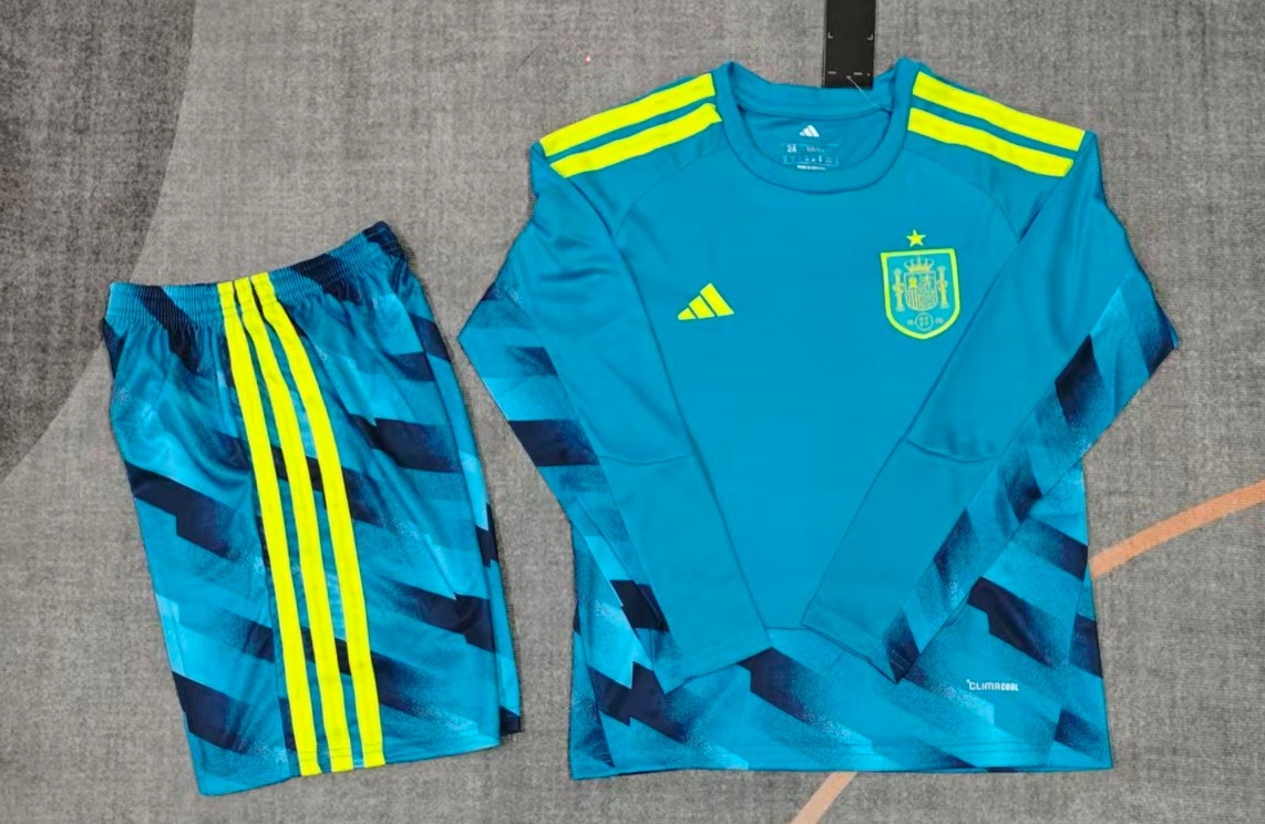 kids Kits 26/27 Spanish Blue Goalkeeper long sleeve