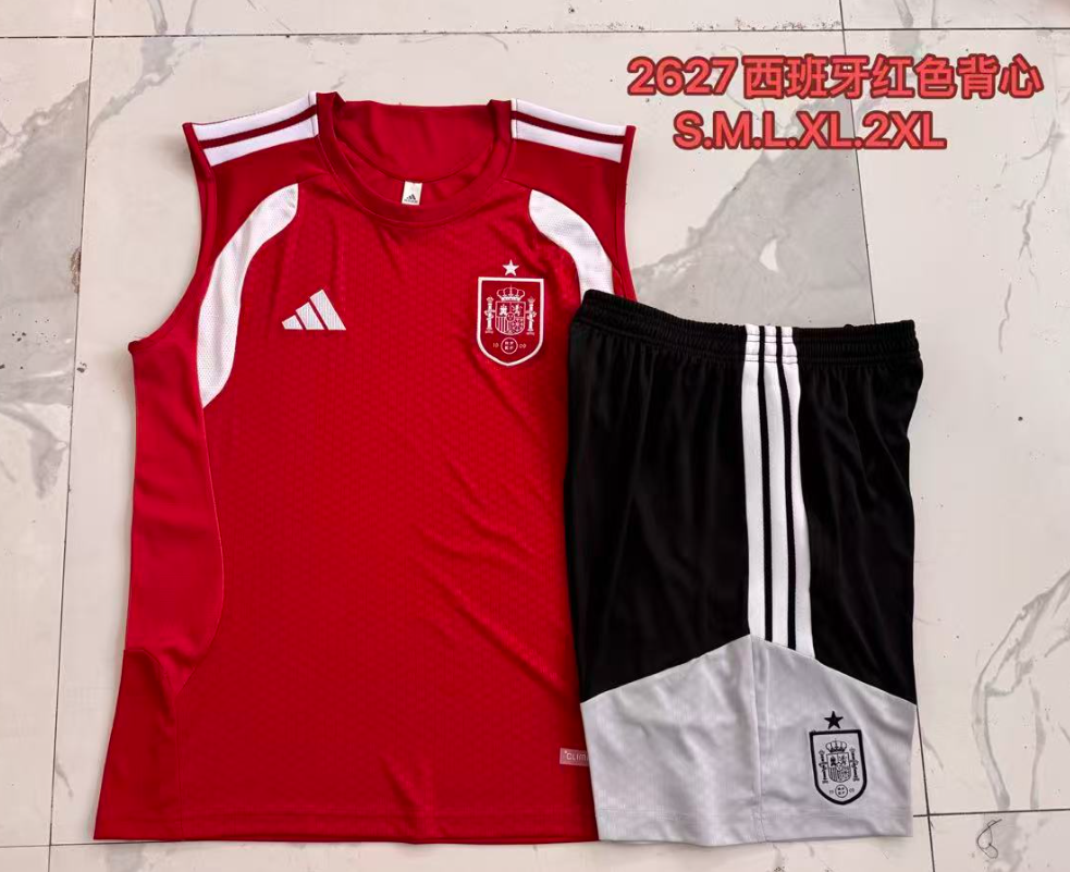 26/27 Vest Spain red suit