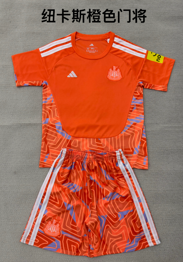  kids Kits 26/27 Newcastle United Orange goalkeeper