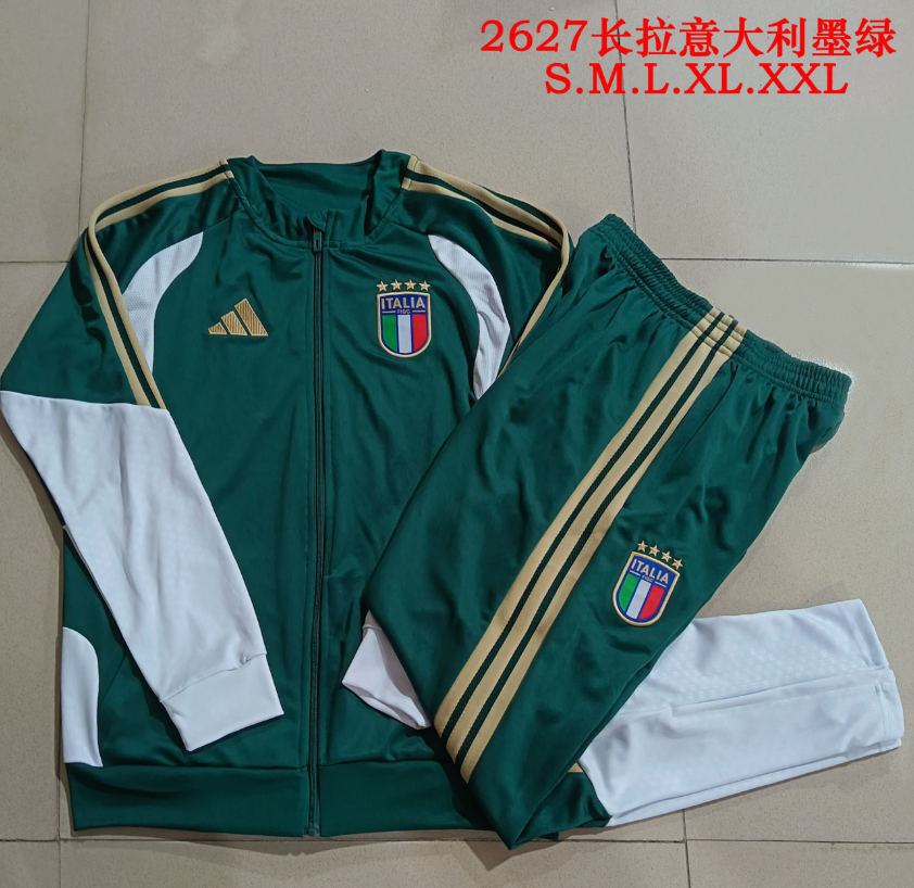 26/27 Long Pull Italy dark green Jackets sets