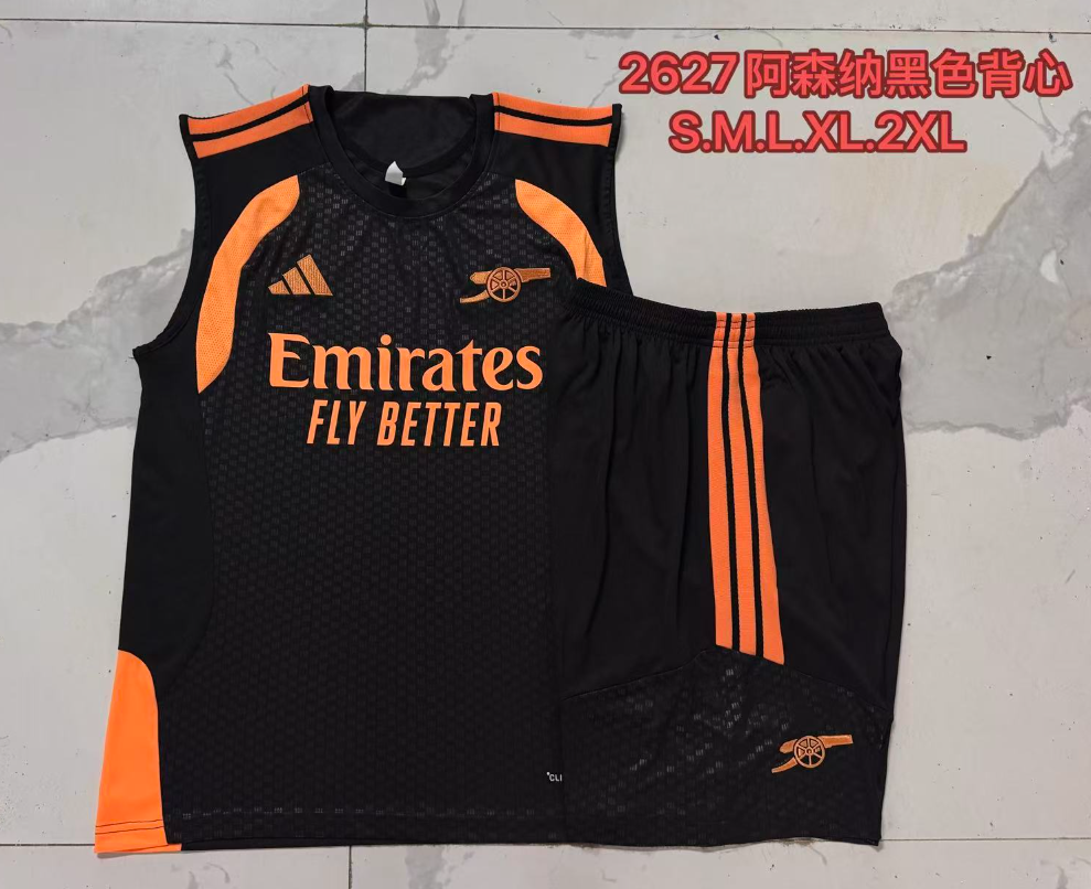 26/27 Vest Arsenal black suit