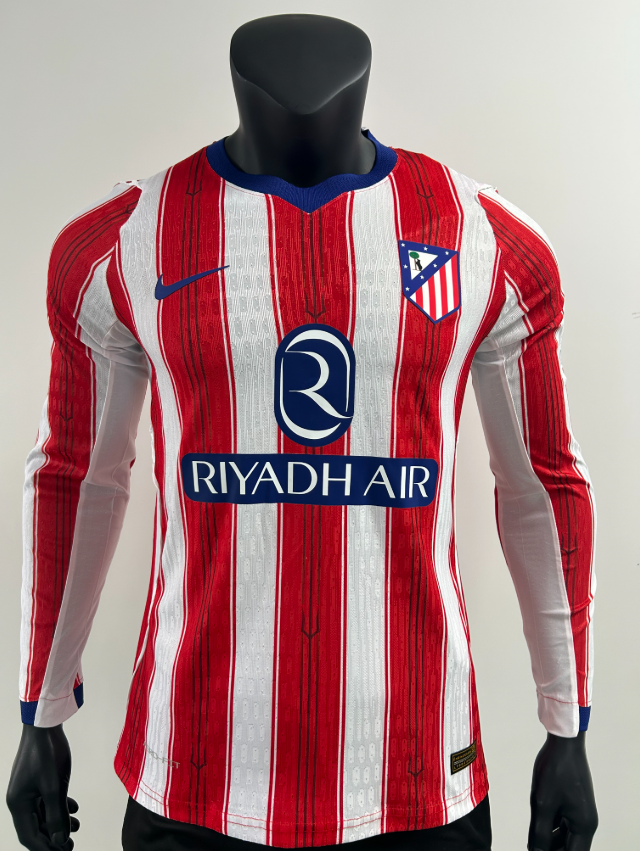 Player Version 26/27 Atletico Madrid home Long Sleeve