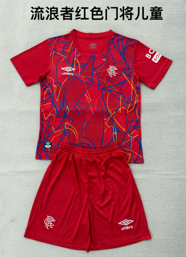 kids Kits 26/27 Rangers red goalkeeper