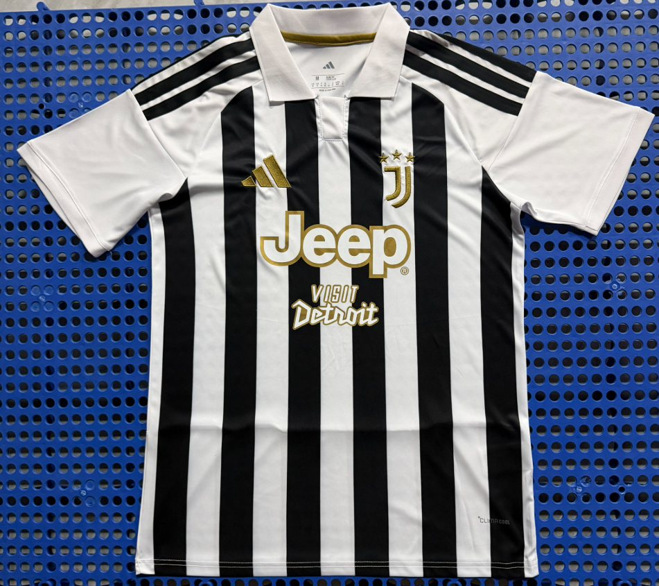 Fans Version 26/27 Juventus home with Jeep Advertising Sponsorship